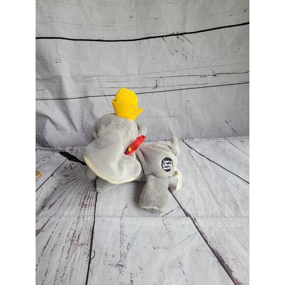 Walt Disney World Dumbo the Flying Elephant Stuffed Animal Plush w/ Feather 8in - Picture 3 of 9